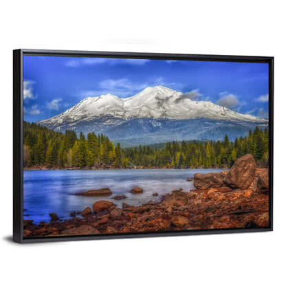 Mount Shasta Over Lake Siskiyou Wall Art