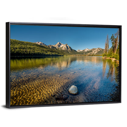 Morning Light at Stanley Lake Wall Art