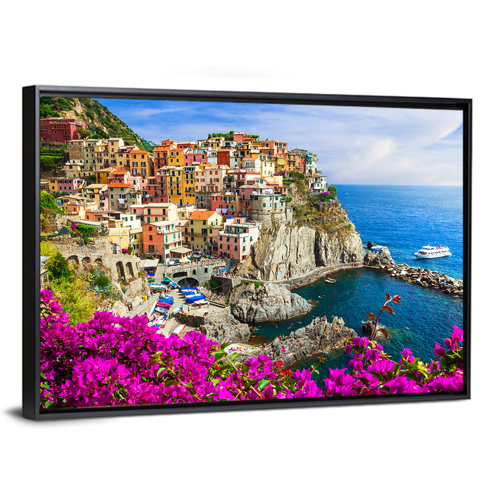 Manarola Cliffside Village Wall Art