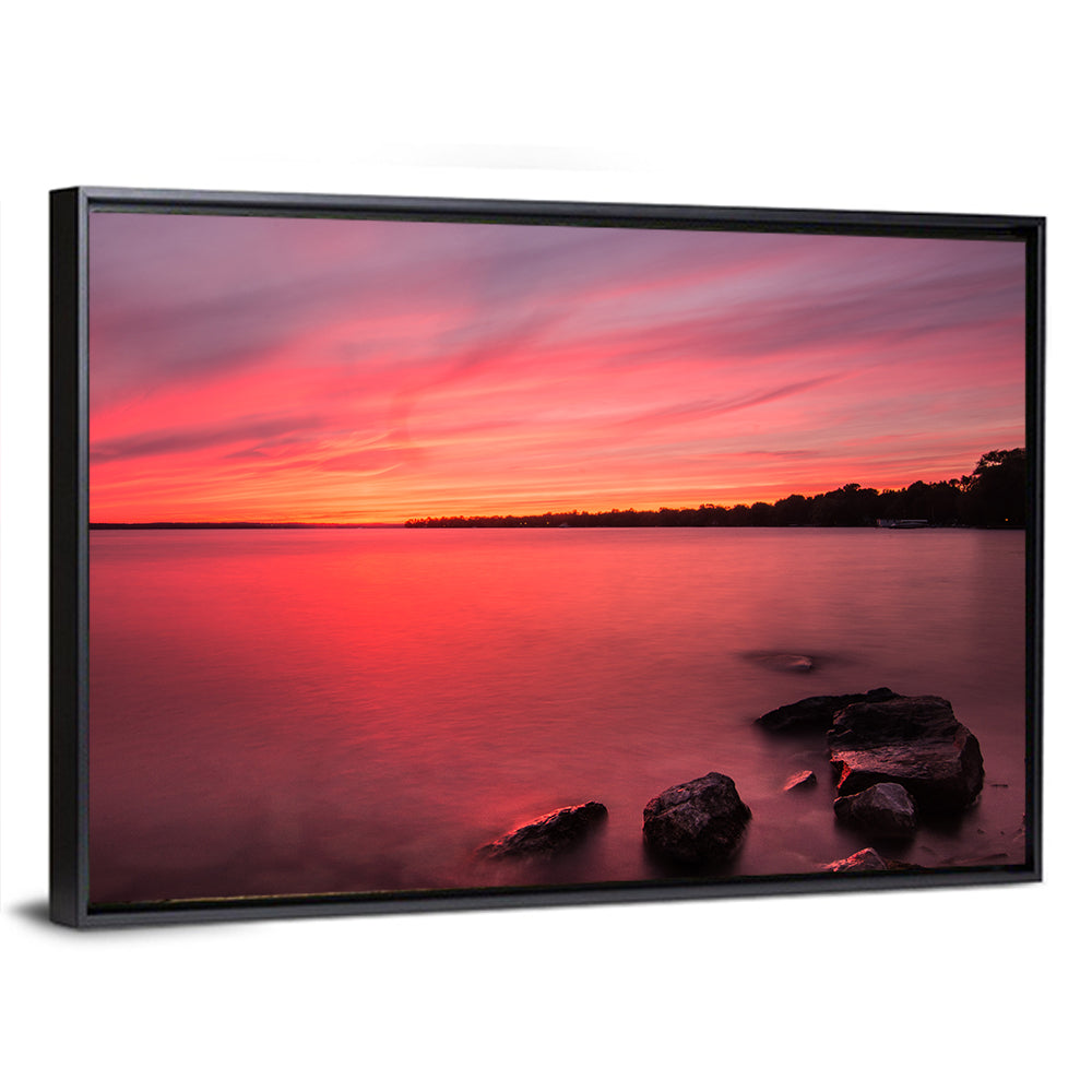Lake Simcoe Sunset Wall Art