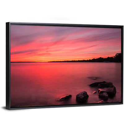Lake Simcoe Sunset Wall Art