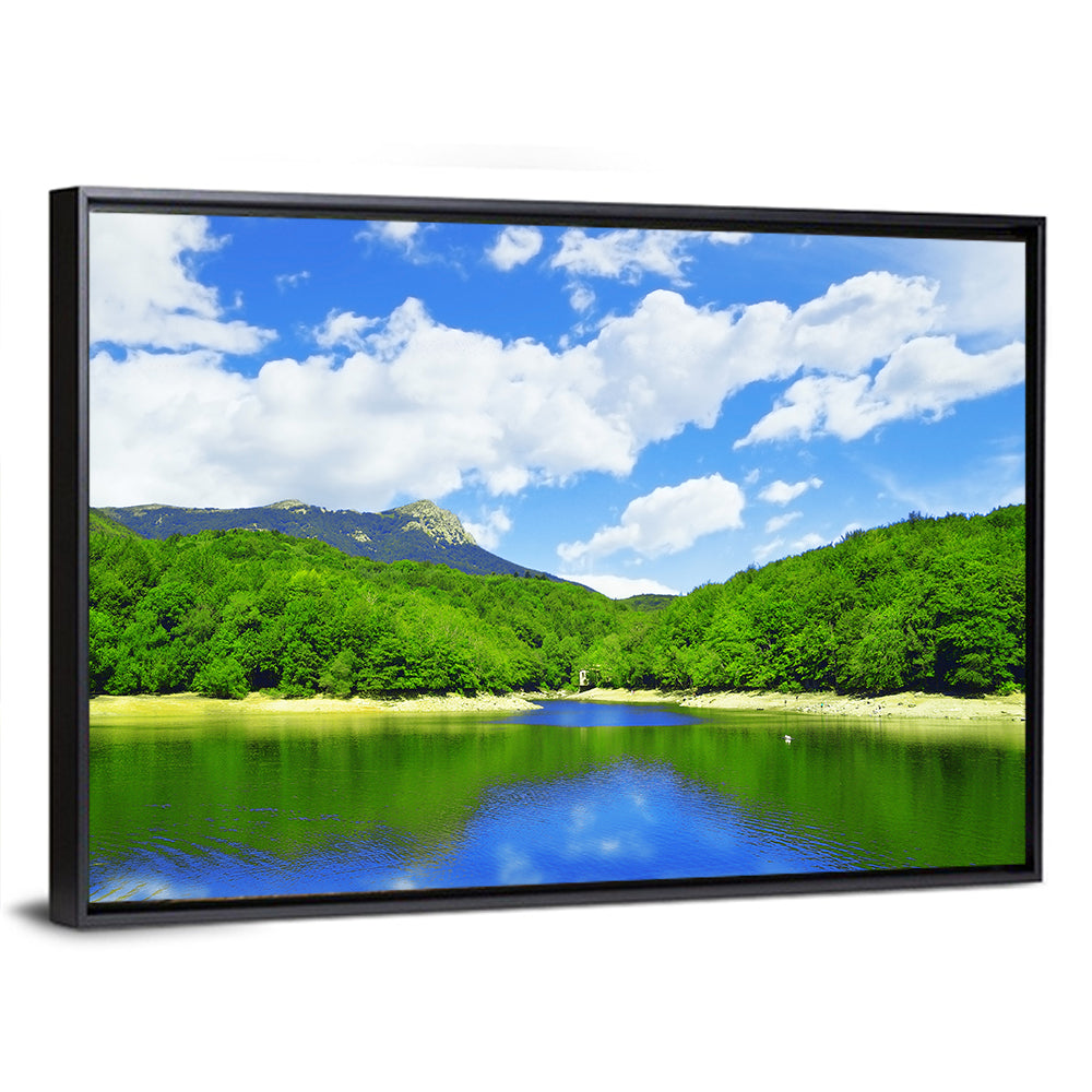 Montseny Mountains from Santa Fe Lake Wall Art