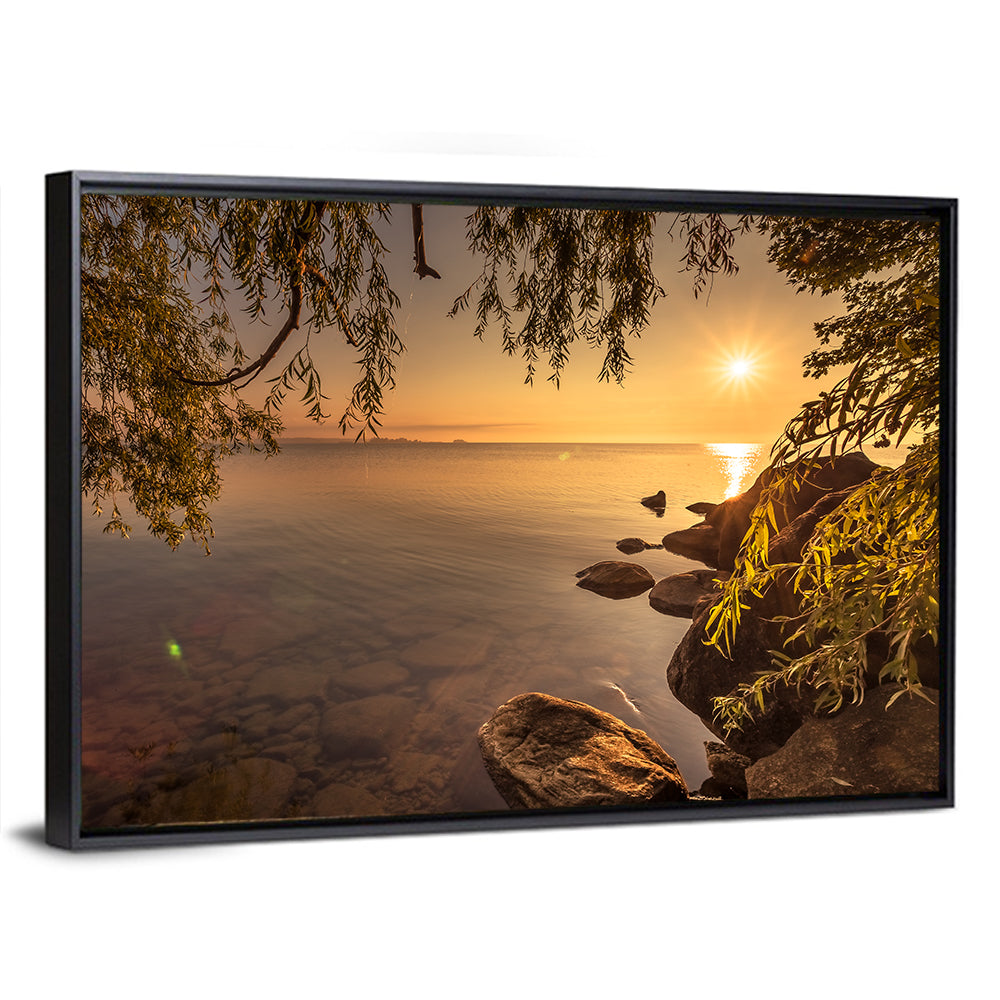 Simcoe Lake Golden Hour Wall Art