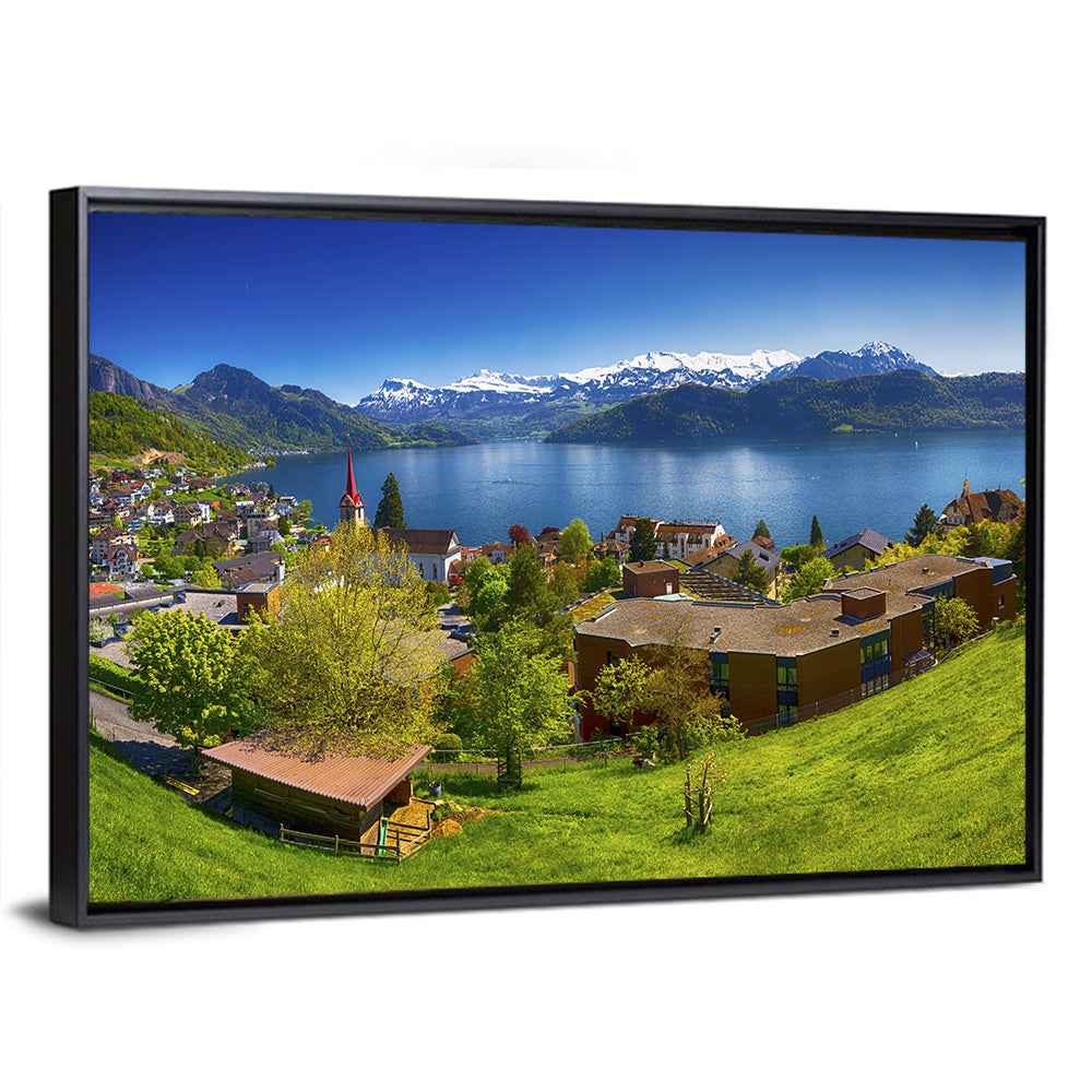 Lake Lucerne, Weggis Wall Art