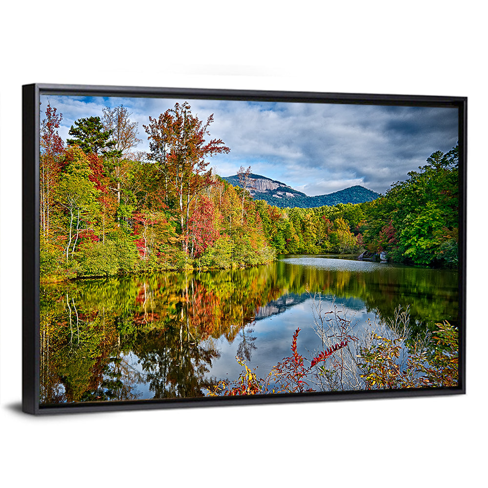 Lake Jocassee Autumn Reflection Wall Art
