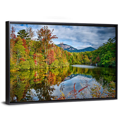 Lake Jocassee Autumn Reflection Wall Art