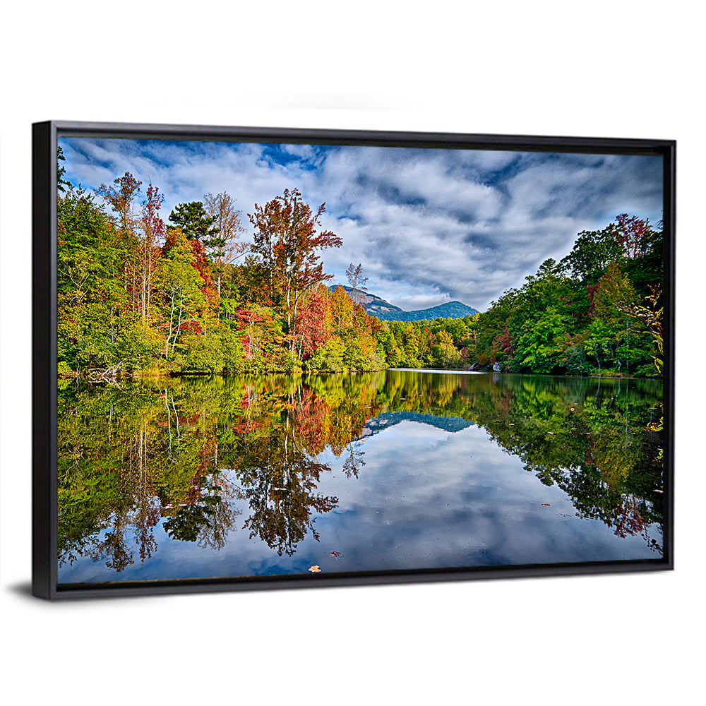 Lake Jocassee Autumn Reflection Wall Art