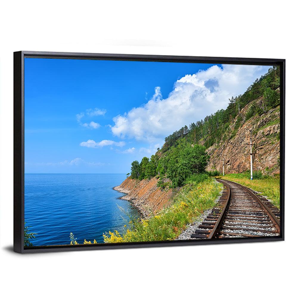 Circum Baikal Track by Lake Wall Art