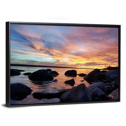 Lake Sakakawea Sunset Wall Art