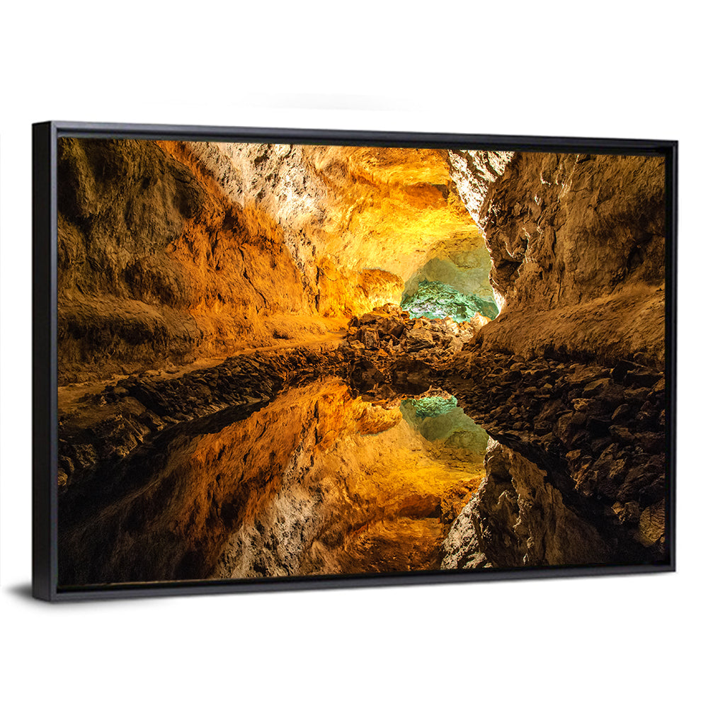 Cave Lake Reflection Wall Art