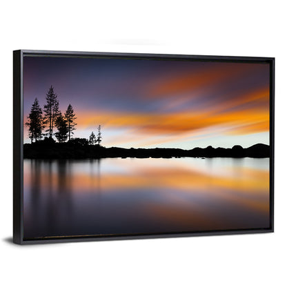 Lake Tahoe Golden Hour Reflection Wall Art