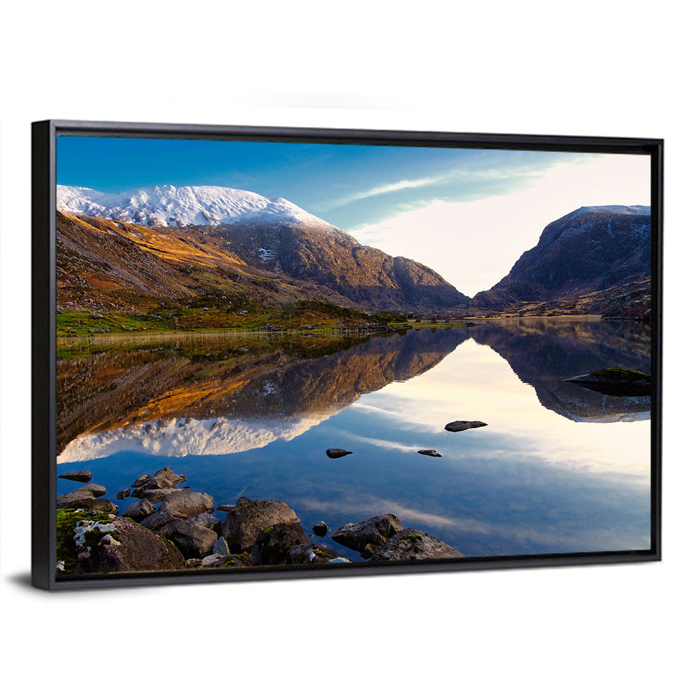 Auger Lake Morning Reflection Wall Art