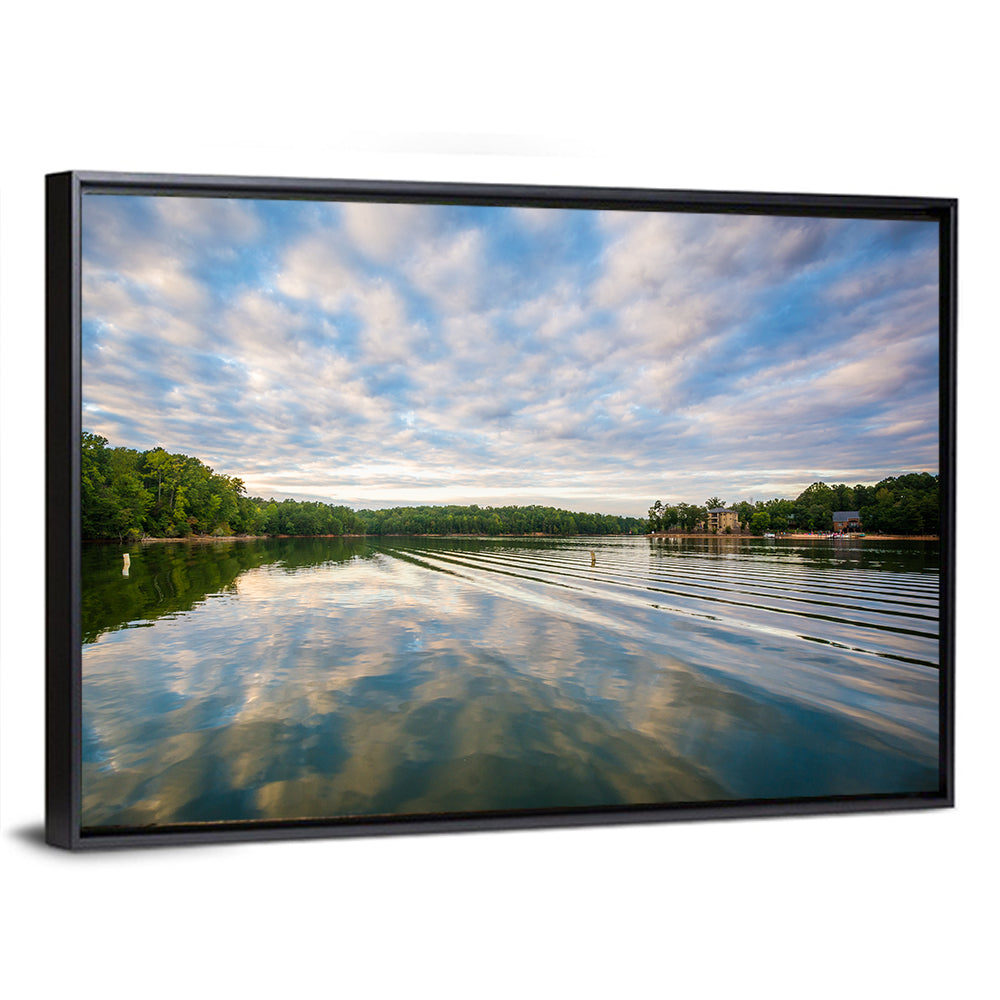 Cloudy Lake Norman Landscape Wall Art