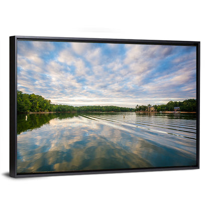 Cloudy Lake Norman Landscape Wall Art