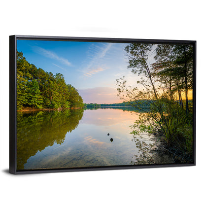 Lake Norman Golden Reflections Wall Art