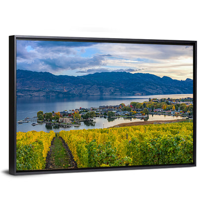 Okanagan Lake Vineyard, Kelowna Wall Art