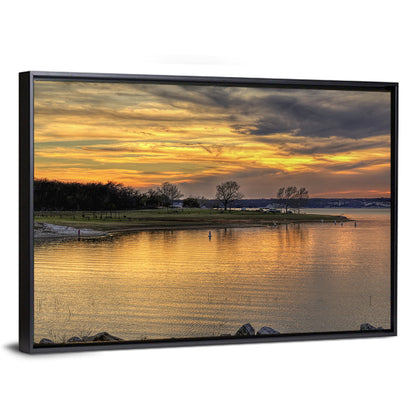 Lake Whitney Sunset Wall Art