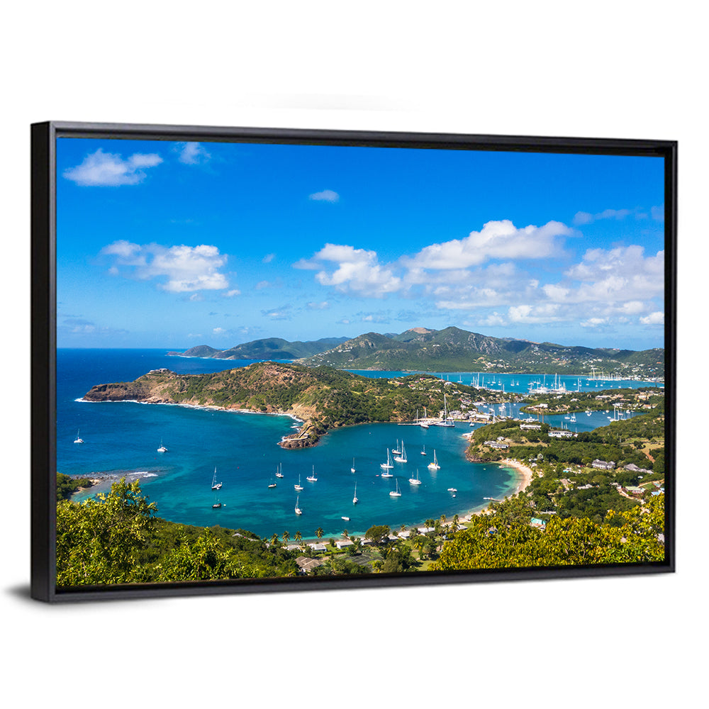 Shirley Heights Harbour View Wall Art