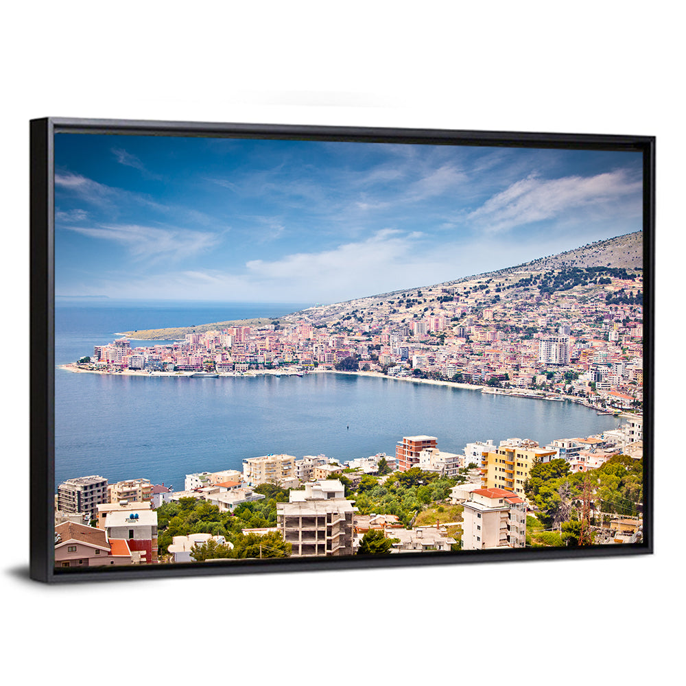 Saranda Bay Cityscape Wall Art