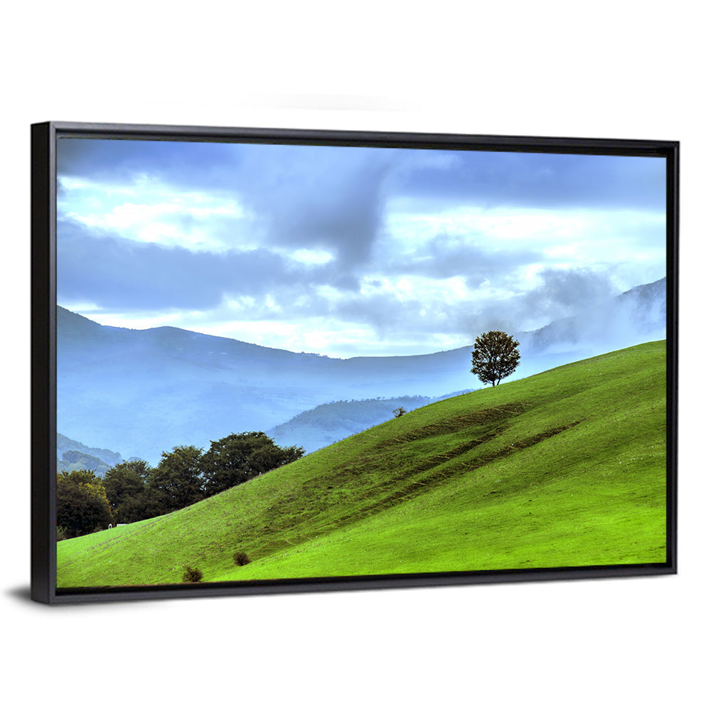 Talish Hillside with Lone Tree Wall Art