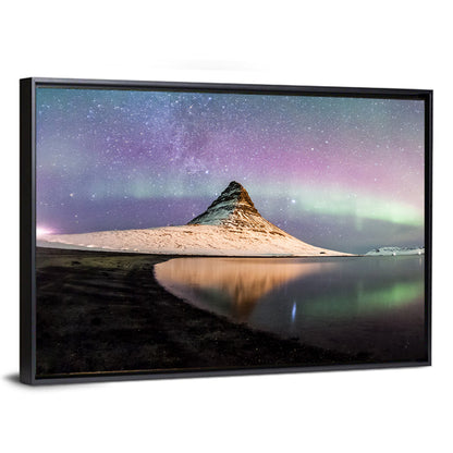 Kirkjufell Under the Milky Way Wall Art