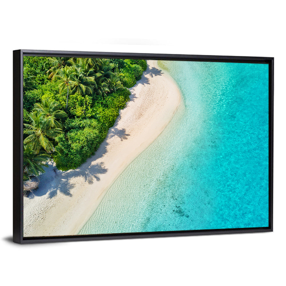 Secluded Tropical Beach Wall Art