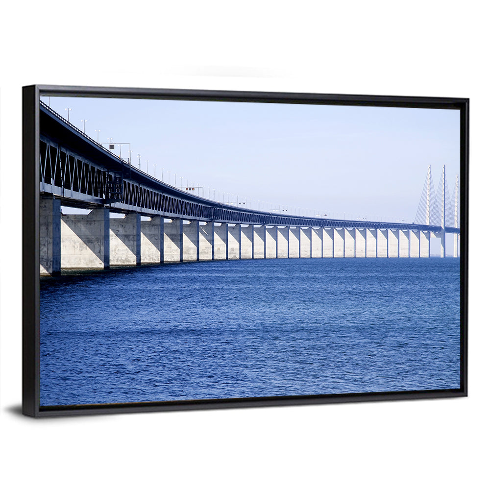 Oresund Bridge Perspective Wall Art