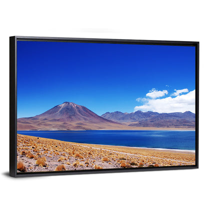 Miscanti Lagoon and Miñiques Volcano Wall Art