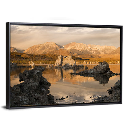 Mono Lake Tufa at Golden Hour Wall Art