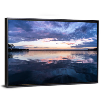 Lake Norman Sunset Reflection Wall Art