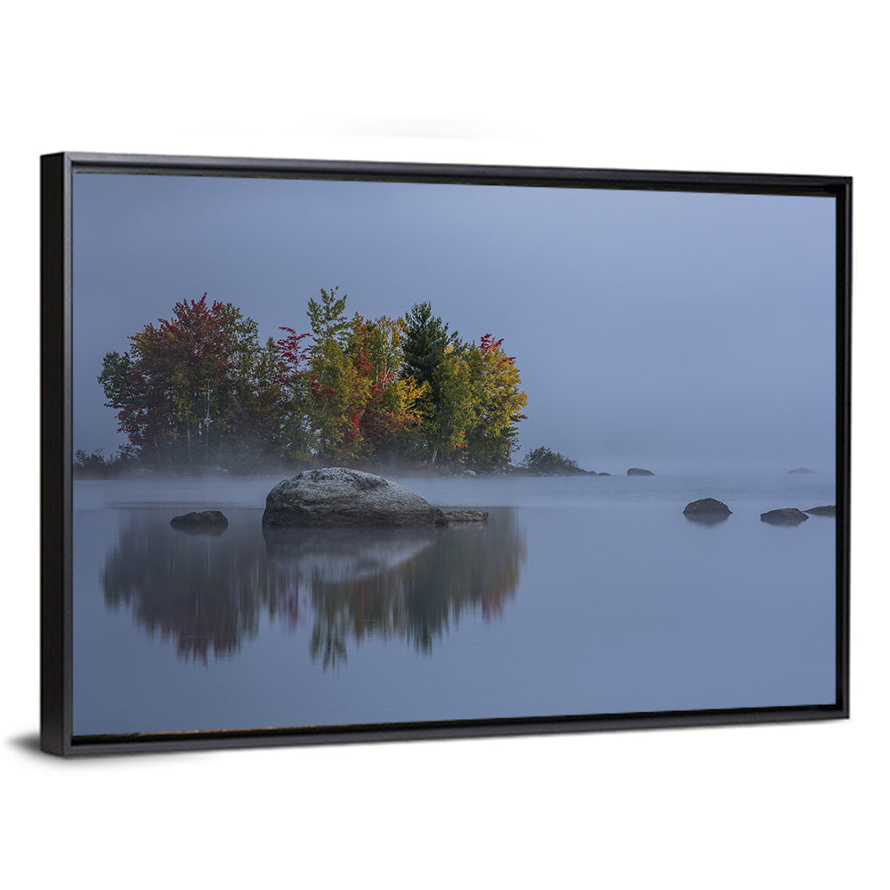 Morning Mist Over Chittenden Lake Wall Art