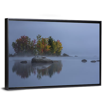 Morning Mist Over Chittenden Lake Wall Art