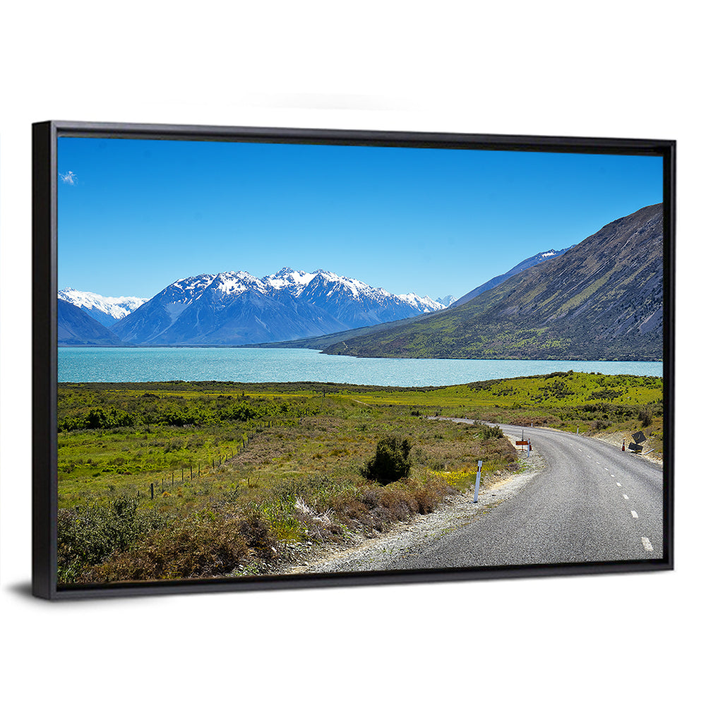 Winding Road at Lake Ohau Wall Art