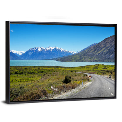 Winding Road at Lake Ohau Wall Art