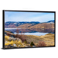 Kamloops Lake Mountain Reflection Wall Art