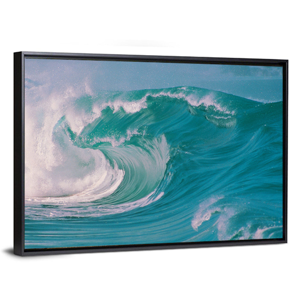 Breaking Barrel Wave Wall Art