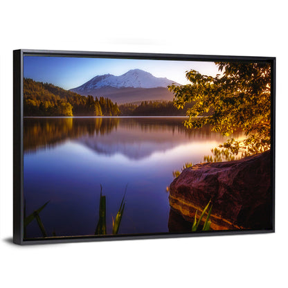 Mt Shasta Reflection at Lake Siskiyou Wall Art