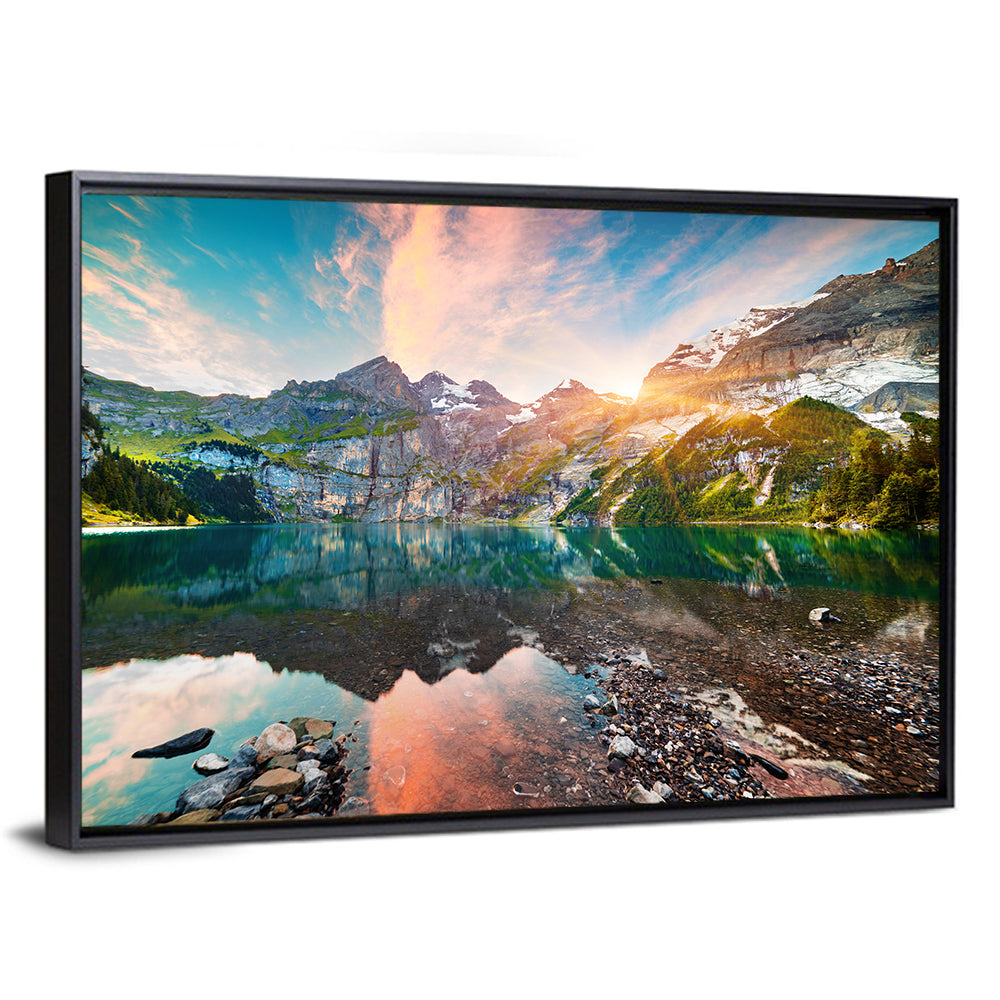 Oeschinensee Reflection Wall Art