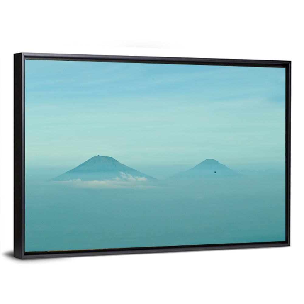 Sumbing and Sindoro Volcanoes Wall Art