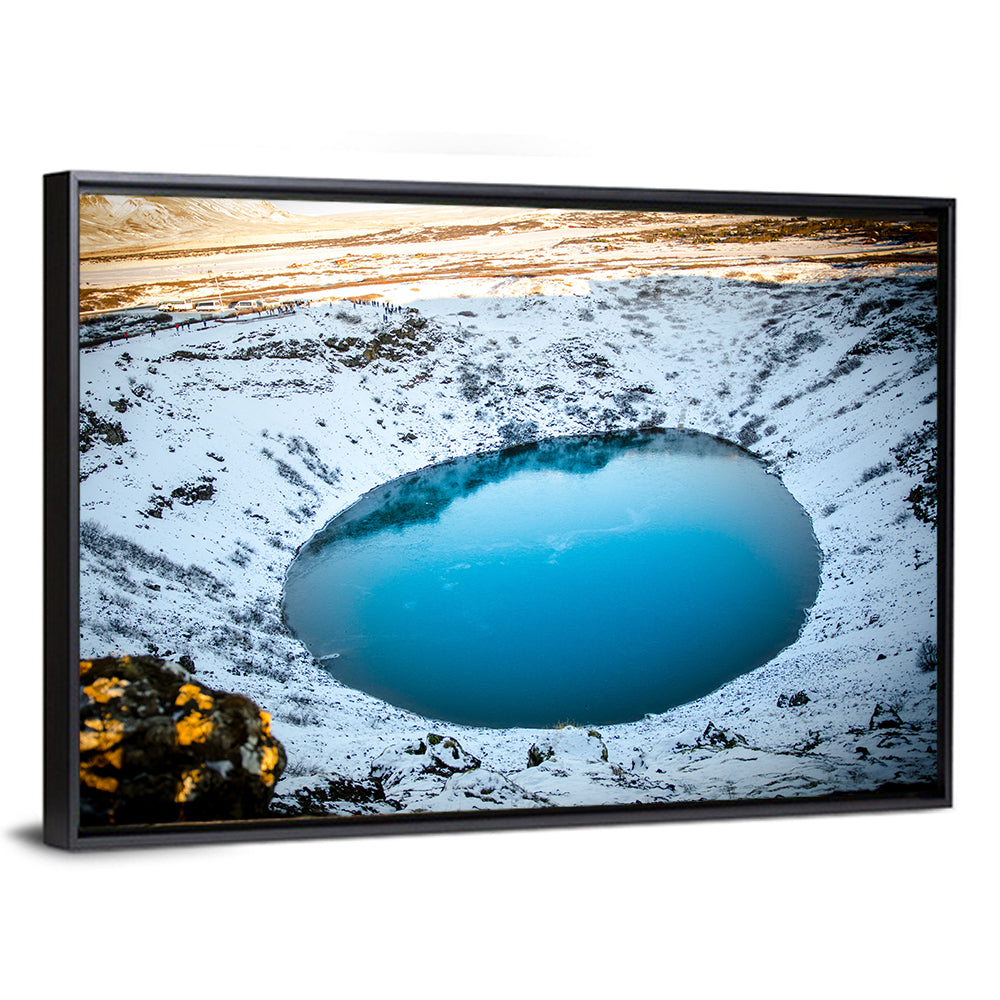 Kerid Crater Lake Wall Art
