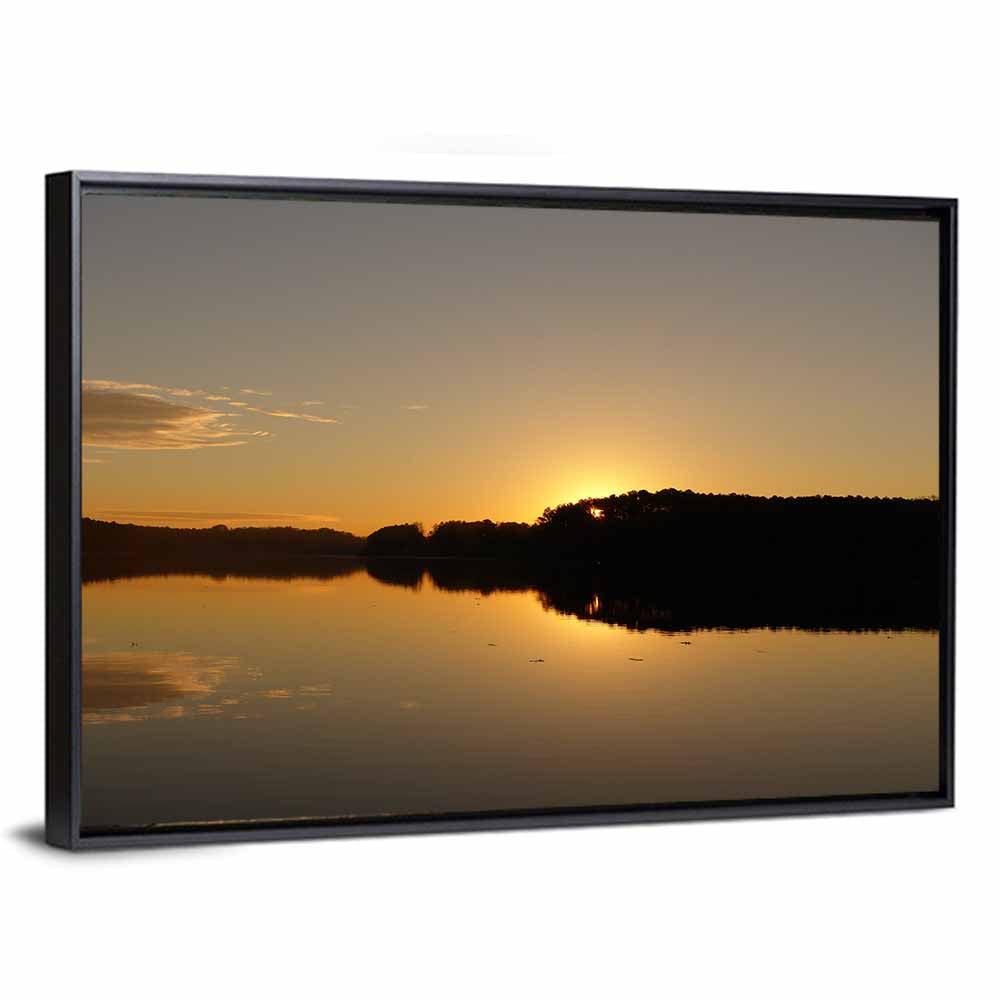 Lake Acworth Sunset Reflection Wall Art