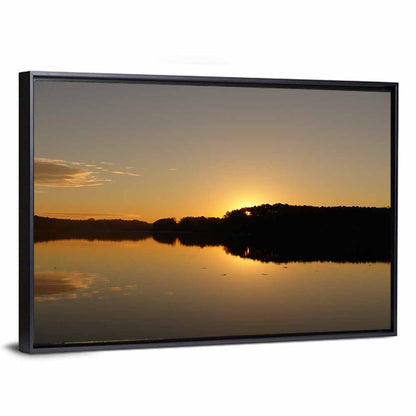 Lake Acworth Sunset Reflection Wall Art