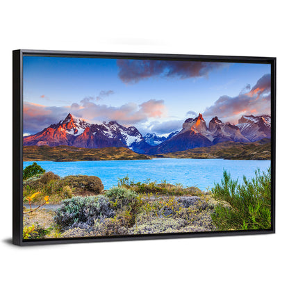 Lake Pehoe at Dawn Wall Art