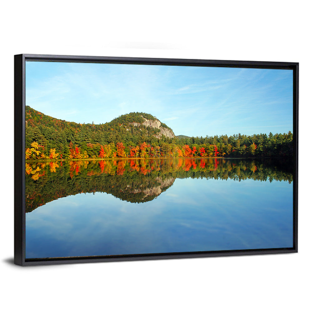 Echo Lake Autumn Reflection Wall Art