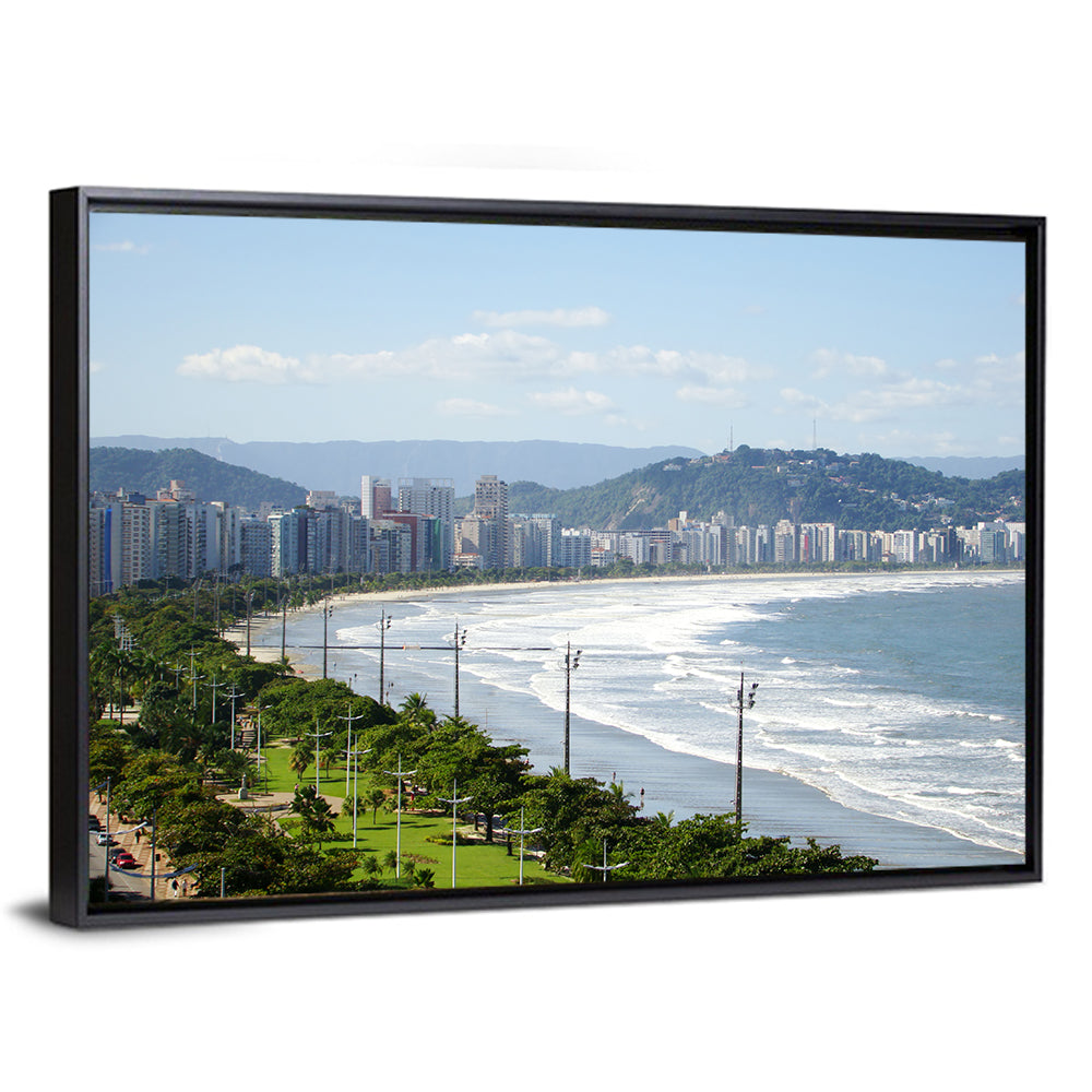 Santos Beach Promenade Wall Art
