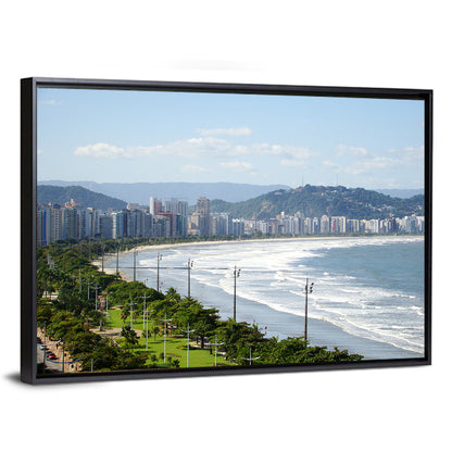 Santos Beach Promenade Wall Art