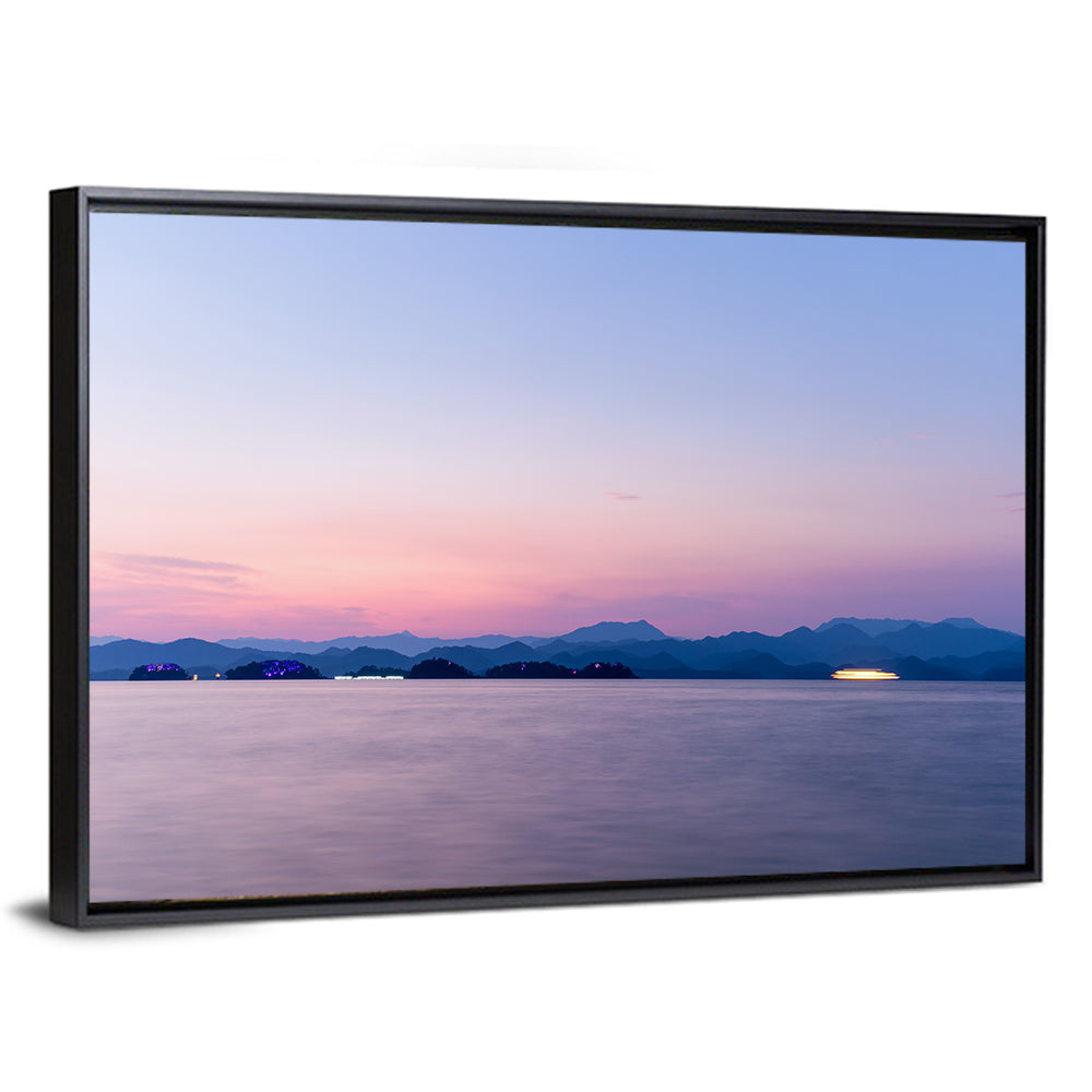 Hangzhou Thousand Island Lake at Dusk Wall Art