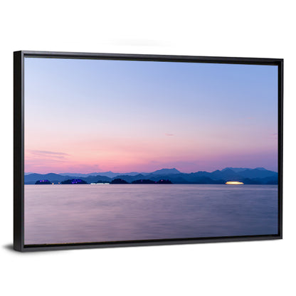 Hangzhou Thousand Island Lake at Dusk Wall Art