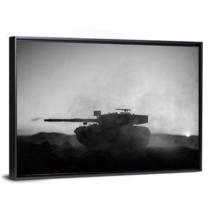 German Tank in War Wall Art