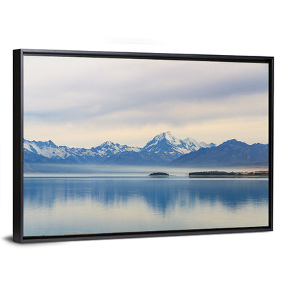 Mount Cook Reflection at Lake Pukaki Wall Art